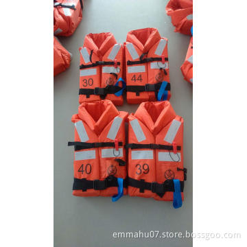 SOLAS Marine orange color foam working life jackets price
